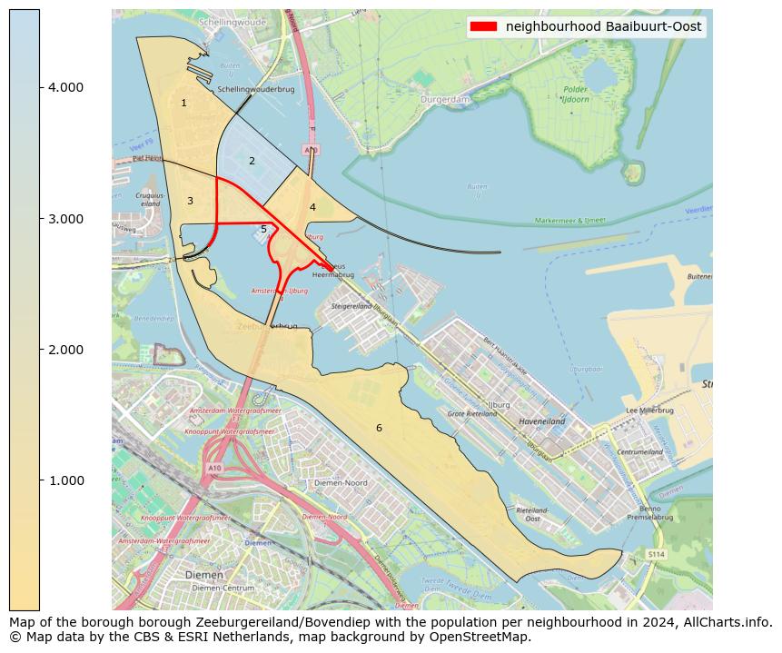 Image of the neighbourhood Baaibuurt-Oost at the map. This image is used as introduction to this page. This page shows a lot of information about the population in the neighbourhood Baaibuurt-Oost (such as the distribution by age groups of the residents, the composition of households, whether inhabitants are natives or Dutch with an immigration background, data about the houses (numbers, types, price development, use, type of property, ...) and more (car ownership, energy consumption, ...) based on open data from the Dutch Central Bureau of Statistics and various other sources!