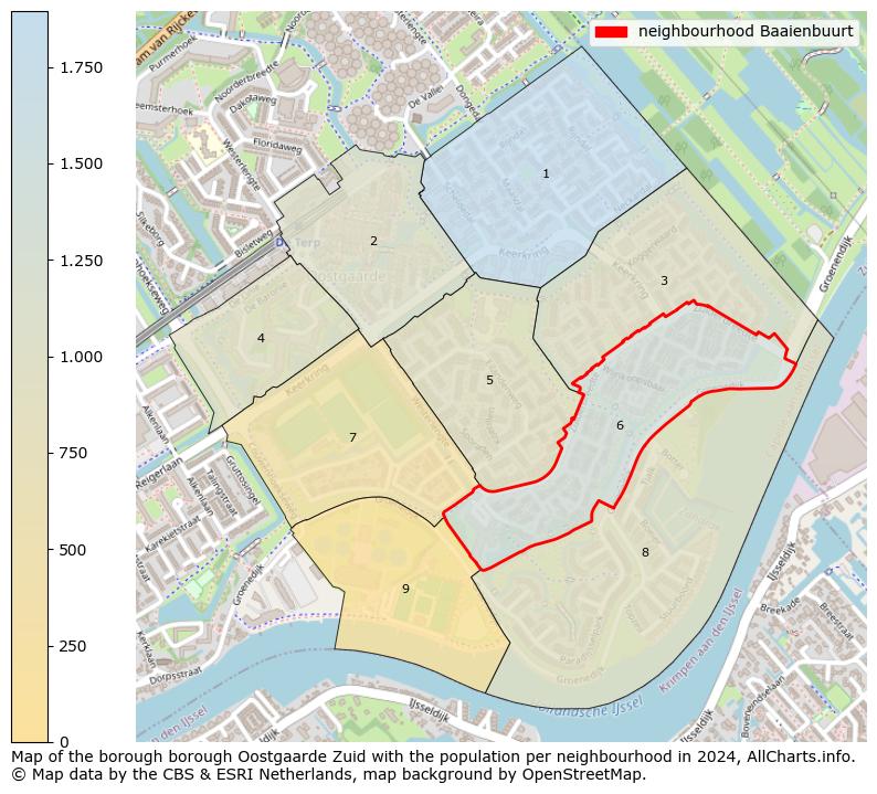 Image of the neighbourhood Baaienbuurt at the map. This image is used as introduction to this page. This page shows a lot of information about the population in the neighbourhood Baaienbuurt (such as the distribution by age groups of the residents, the composition of households, whether inhabitants are natives or Dutch with an immigration background, data about the houses (numbers, types, price development, use, type of property, ...) and more (car ownership, energy consumption, ...) based on open data from the Dutch Central Bureau of Statistics and various other sources!