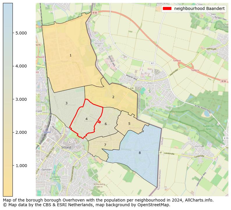 Image of the neighbourhood Baandert at the map. This image is used as introduction to this page. This page shows a lot of information about the population in the neighbourhood Baandert (such as the distribution by age groups of the residents, the composition of households, whether inhabitants are natives or Dutch with an immigration background, data about the houses (numbers, types, price development, use, type of property, ...) and more (car ownership, energy consumption, ...) based on open data from the Dutch Central Bureau of Statistics and various other sources!