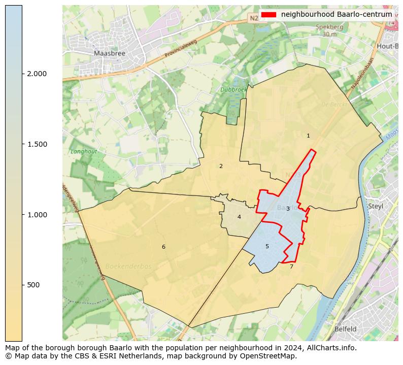 Image of the neighbourhood Baarlo-centrum at the map. This image is used as introduction to this page. This page shows a lot of information about the population in the neighbourhood Baarlo-centrum (such as the distribution by age groups of the residents, the composition of households, whether inhabitants are natives or Dutch with an immigration background, data about the houses (numbers, types, price development, use, type of property, ...) and more (car ownership, energy consumption, ...) based on open data from the Dutch Central Bureau of Statistics and various other sources!