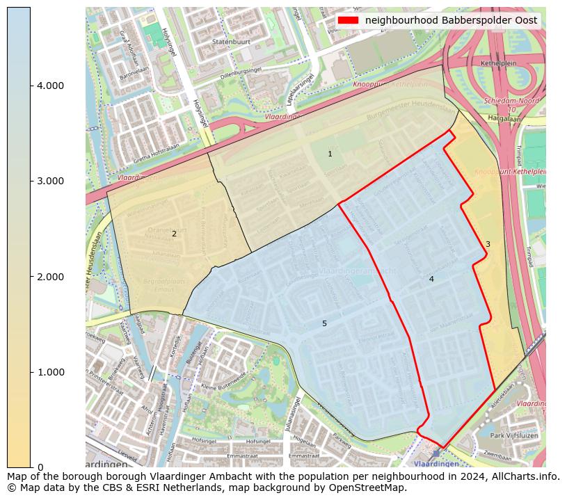 Image of the neighbourhood Babberspolder Oost at the map. This image is used as introduction to this page. This page shows a lot of information about the population in the neighbourhood Babberspolder Oost (such as the distribution by age groups of the residents, the composition of households, whether inhabitants are natives or Dutch with an immigration background, data about the houses (numbers, types, price development, use, type of property, ...) and more (car ownership, energy consumption, ...) based on open data from the Dutch Central Bureau of Statistics and various other sources!