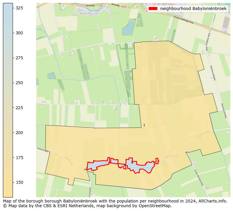 Image of the neighbourhood Babyloniënbroek at the map. This image is used as introduction to this page. This page shows a lot of information about the population in the neighbourhood Babyloniënbroek (such as the distribution by age groups of the residents, the composition of households, whether inhabitants are natives or Dutch with an immigration background, data about the houses (numbers, types, price development, use, type of property, ...) and more (car ownership, energy consumption, ...) based on open data from the Dutch Central Bureau of Statistics and various other sources!