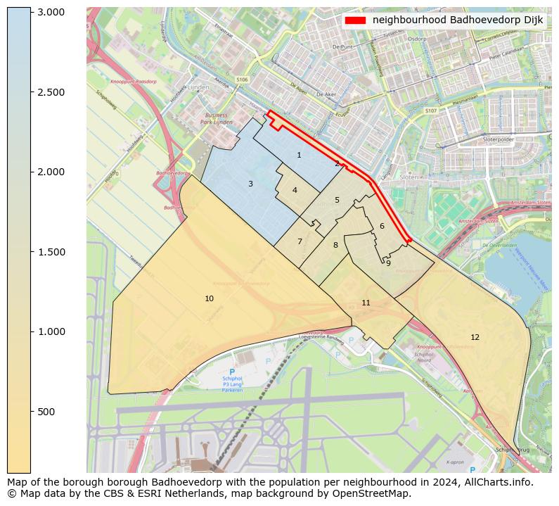 Image of the neighbourhood Badhoevedorp Dijk at the map. This image is used as introduction to this page. This page shows a lot of information about the population in the neighbourhood Badhoevedorp Dijk (such as the distribution by age groups of the residents, the composition of households, whether inhabitants are natives or Dutch with an immigration background, data about the houses (numbers, types, price development, use, type of property, ...) and more (car ownership, energy consumption, ...) based on open data from the Dutch Central Bureau of Statistics and various other sources!