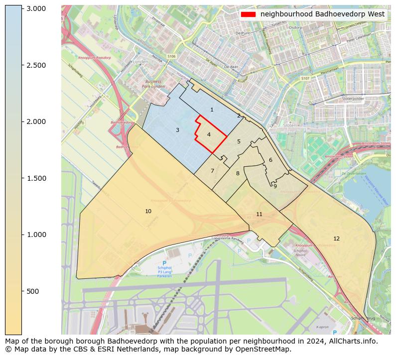 Image of the neighbourhood Badhoevedorp West at the map. This image is used as introduction to this page. This page shows a lot of information about the population in the neighbourhood Badhoevedorp West (such as the distribution by age groups of the residents, the composition of households, whether inhabitants are natives or Dutch with an immigration background, data about the houses (numbers, types, price development, use, type of property, ...) and more (car ownership, energy consumption, ...) based on open data from the Dutch Central Bureau of Statistics and various other sources!