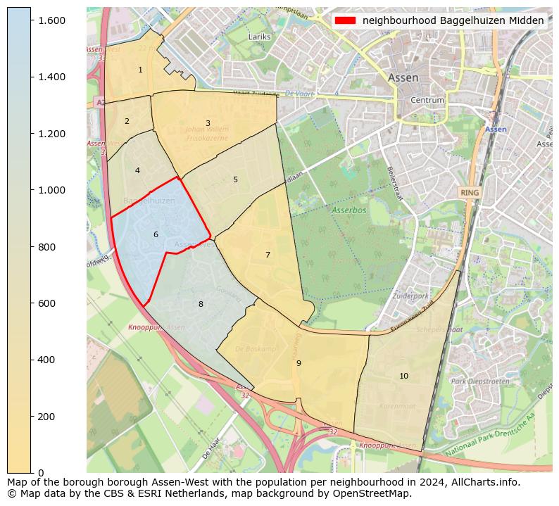 Image of the neighbourhood Baggelhuizen Midden at the map. This image is used as introduction to this page. This page shows a lot of information about the population in the neighbourhood Baggelhuizen Midden (such as the distribution by age groups of the residents, the composition of households, whether inhabitants are natives or Dutch with an immigration background, data about the houses (numbers, types, price development, use, type of property, ...) and more (car ownership, energy consumption, ...) based on open data from the Dutch Central Bureau of Statistics and various other sources!