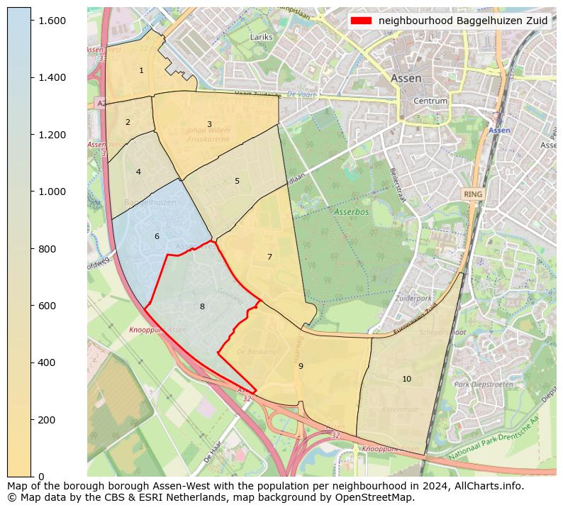 Image of the neighbourhood Baggelhuizen Zuid at the map. This image is used as introduction to this page. This page shows a lot of information about the population in the neighbourhood Baggelhuizen Zuid (such as the distribution by age groups of the residents, the composition of households, whether inhabitants are natives or Dutch with an immigration background, data about the houses (numbers, types, price development, use, type of property, ...) and more (car ownership, energy consumption, ...) based on open data from the Dutch Central Bureau of Statistics and various other sources!