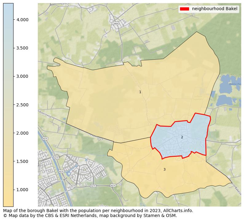 Map of the borough Bakel with the population per neighbourhood in 2023. This page shows a lot of information about residents (such as the distribution by age groups, family composition, gender, native or Dutch with an immigration background, ...), homes (numbers, types, price development, use, type of property, ...) and more (car ownership, energy consumption, ...) based on open data from the Dutch Central Bureau of Statistics and various other sources!