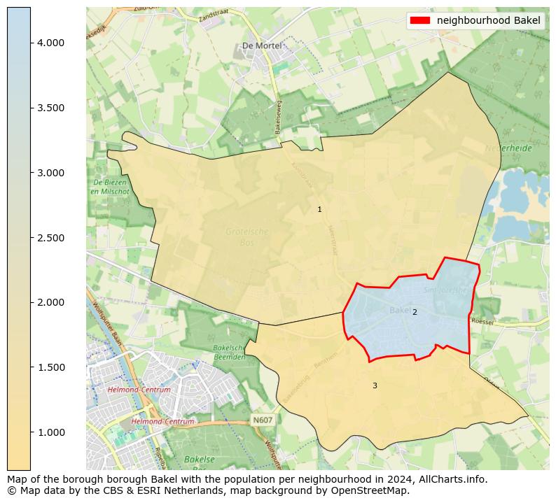 Image of the neighbourhood Bakel at the map. This image is used as introduction to this page. This page shows a lot of information about the population in the neighbourhood Bakel (such as the distribution by age groups of the residents, the composition of households, whether inhabitants are natives or Dutch with an immigration background, data about the houses (numbers, types, price development, use, type of property, ...) and more (car ownership, energy consumption, ...) based on open data from the Dutch Central Bureau of Statistics and various other sources!