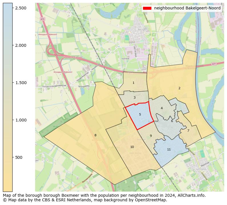 Image of the neighbourhood Bakelgeert-Noord at the map. This image is used as introduction to this page. This page shows a lot of information about the population in the neighbourhood Bakelgeert-Noord (such as the distribution by age groups of the residents, the composition of households, whether inhabitants are natives or Dutch with an immigration background, data about the houses (numbers, types, price development, use, type of property, ...) and more (car ownership, energy consumption, ...) based on open data from the Dutch Central Bureau of Statistics and various other sources!