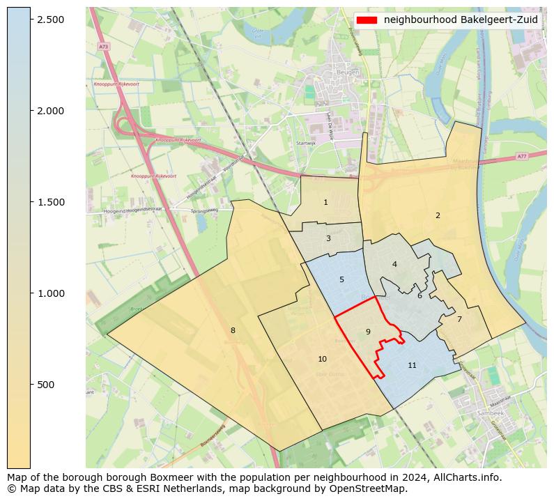 Image of the neighbourhood Bakelgeert-Zuid at the map. This image is used as introduction to this page. This page shows a lot of information about the population in the neighbourhood Bakelgeert-Zuid (such as the distribution by age groups of the residents, the composition of households, whether inhabitants are natives or Dutch with an immigration background, data about the houses (numbers, types, price development, use, type of property, ...) and more (car ownership, energy consumption, ...) based on open data from the Dutch Central Bureau of Statistics and various other sources!