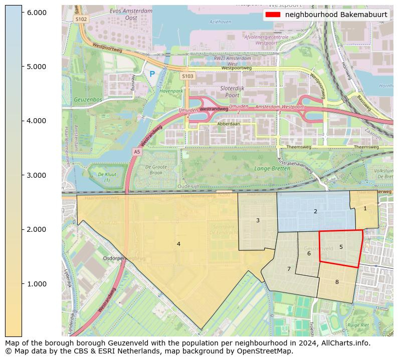 Image of the neighbourhood Bakemabuurt at the map. This image is used as introduction to this page. This page shows a lot of information about the population in the neighbourhood Bakemabuurt (such as the distribution by age groups of the residents, the composition of households, whether inhabitants are natives or Dutch with an immigration background, data about the houses (numbers, types, price development, use, type of property, ...) and more (car ownership, energy consumption, ...) based on open data from the Dutch Central Bureau of Statistics and various other sources!