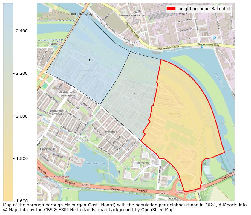 Image of the neighbourhood Bakenhof at the map. This image is used as introduction to this page. This page shows a lot of information about the population in the neighbourhood Bakenhof (such as the distribution by age groups of the residents, the composition of households, whether inhabitants are natives or Dutch with an immigration background, data about the houses (numbers, types, price development, use, type of property, ...) and more (car ownership, energy consumption, ...) based on open data from the Dutch Central Bureau of Statistics and various other sources!