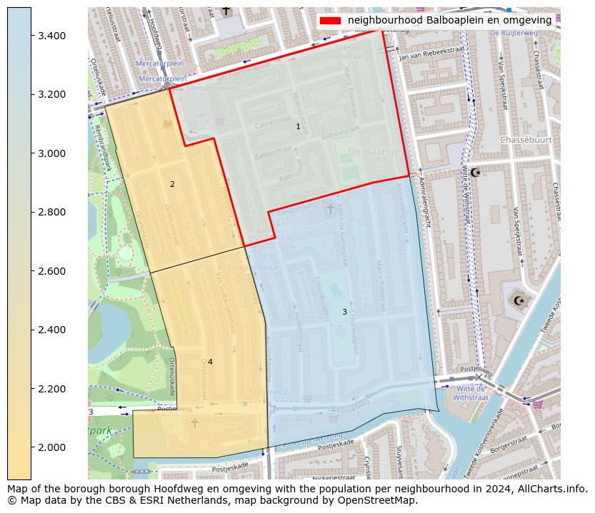 Image of the neighbourhood Balboaplein en omgeving at the map. This image is used as introduction to this page. This page shows a lot of information about the population in the neighbourhood Balboaplein en omgeving (such as the distribution by age groups of the residents, the composition of households, whether inhabitants are natives or Dutch with an immigration background, data about the houses (numbers, types, price development, use, type of property, ...) and more (car ownership, energy consumption, ...) based on open data from the Dutch Central Bureau of Statistics and various other sources!