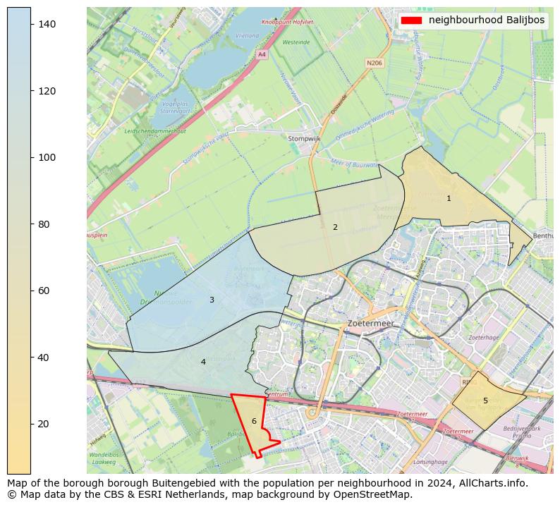 Image of the neighbourhood Balijbos at the map. This image is used as introduction to this page. This page shows a lot of information about the population in the neighbourhood Balijbos (such as the distribution by age groups of the residents, the composition of households, whether inhabitants are natives or Dutch with an immigration background, data about the houses (numbers, types, price development, use, type of property, ...) and more (car ownership, energy consumption, ...) based on open data from the Dutch Central Bureau of Statistics and various other sources!