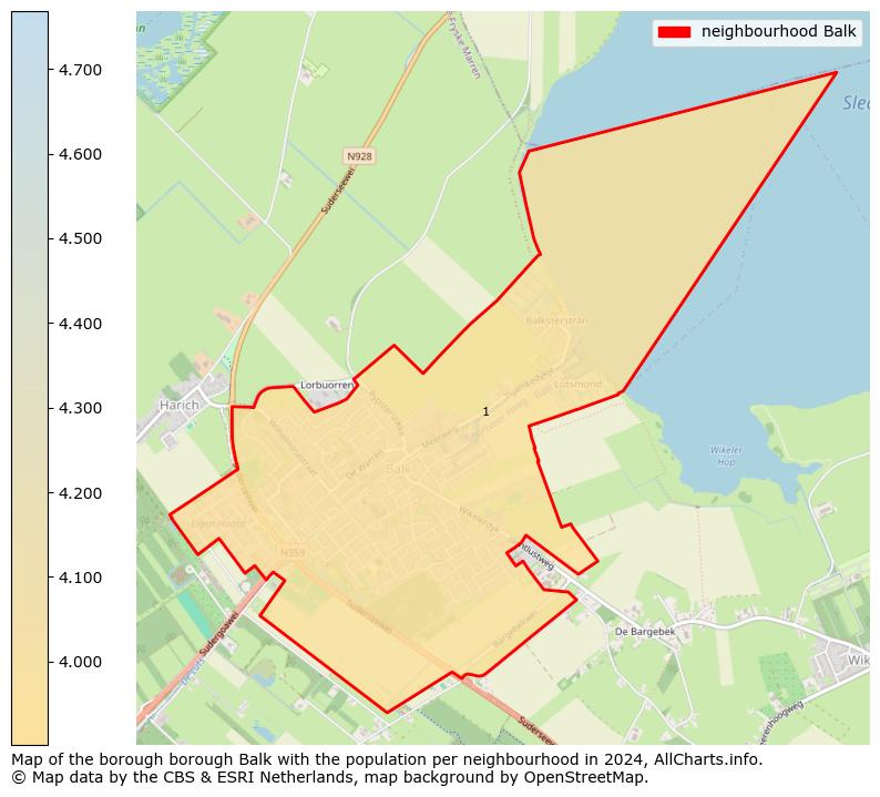 Image of the neighbourhood Balk at the map. This image is used as introduction to this page. This page shows a lot of information about the population in the neighbourhood Balk (such as the distribution by age groups of the residents, the composition of households, whether inhabitants are natives or Dutch with an immigration background, data about the houses (numbers, types, price development, use, type of property, ...) and more (car ownership, energy consumption, ...) based on open data from the Dutch Central Bureau of Statistics and various other sources!