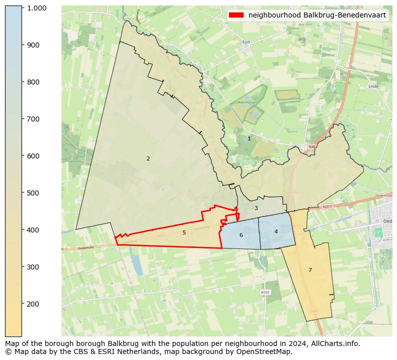 Image of the neighbourhood Balkbrug-Benedenvaart at the map. This image is used as introduction to this page. This page shows a lot of information about the population in the neighbourhood Balkbrug-Benedenvaart (such as the distribution by age groups of the residents, the composition of households, whether inhabitants are natives or Dutch with an immigration background, data about the houses (numbers, types, price development, use, type of property, ...) and more (car ownership, energy consumption, ...) based on open data from the Dutch Central Bureau of Statistics and various other sources!