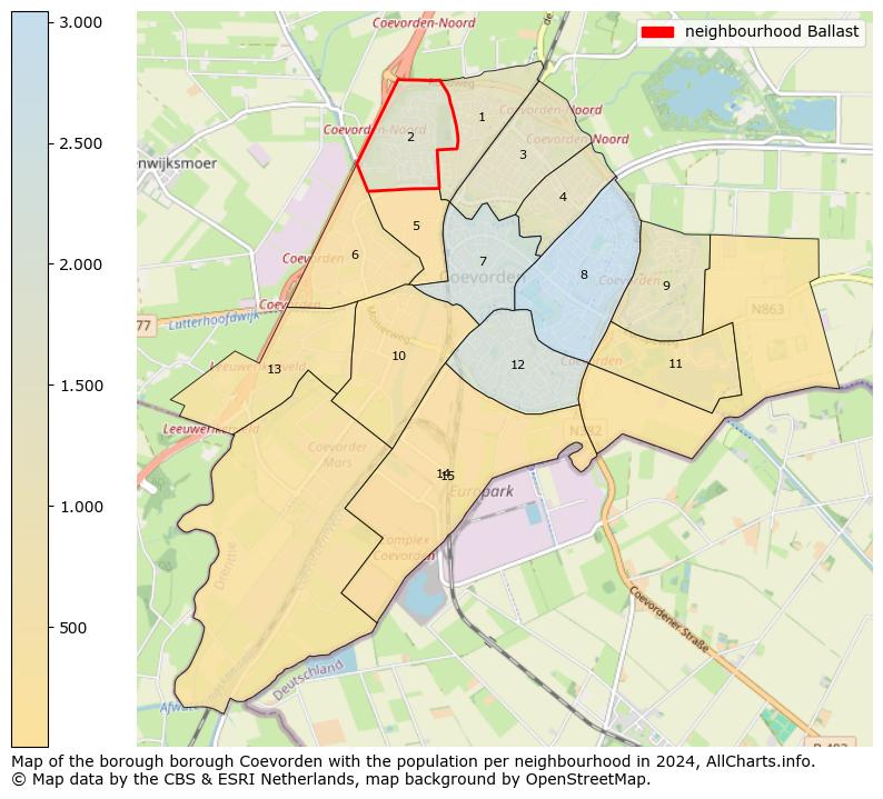 Image of the neighbourhood Ballast at the map. This image is used as introduction to this page. This page shows a lot of information about the population in the neighbourhood Ballast (such as the distribution by age groups of the residents, the composition of households, whether inhabitants are natives or Dutch with an immigration background, data about the houses (numbers, types, price development, use, type of property, ...) and more (car ownership, energy consumption, ...) based on open data from the Dutch Central Bureau of Statistics and various other sources!