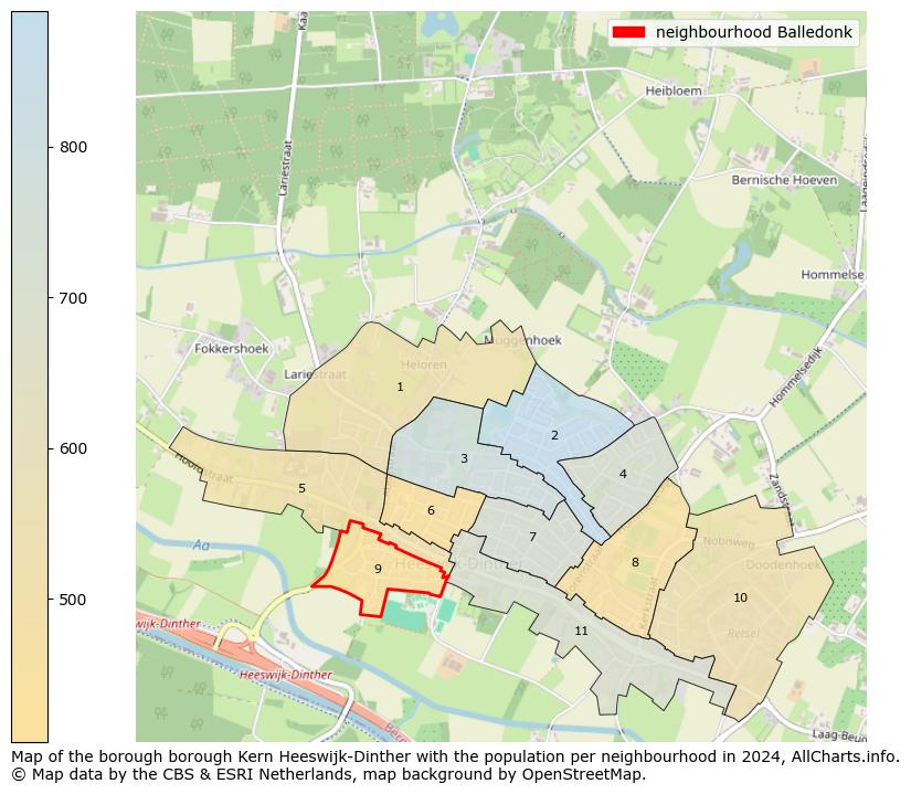 Image of the neighbourhood Balledonk at the map. This image is used as introduction to this page. This page shows a lot of information about the population in the neighbourhood Balledonk (such as the distribution by age groups of the residents, the composition of households, whether inhabitants are natives or Dutch with an immigration background, data about the houses (numbers, types, price development, use, type of property, ...) and more (car ownership, energy consumption, ...) based on open data from the Dutch Central Bureau of Statistics and various other sources!