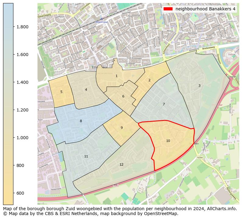 Image of the neighbourhood Banakkers 4 at the map. This image is used as introduction to this page. This page shows a lot of information about the population in the neighbourhood Banakkers 4 (such as the distribution by age groups of the residents, the composition of households, whether inhabitants are natives or Dutch with an immigration background, data about the houses (numbers, types, price development, use, type of property, ...) and more (car ownership, energy consumption, ...) based on open data from the Dutch Central Bureau of Statistics and various other sources!