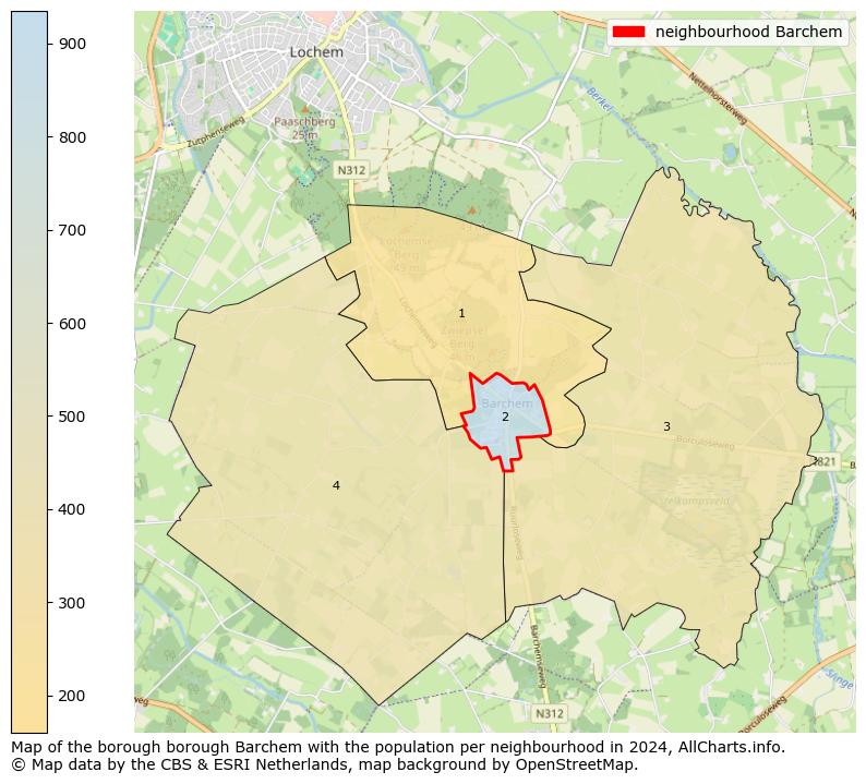 Image of the neighbourhood Barchem at the map. This image is used as introduction to this page. This page shows a lot of information about the population in the neighbourhood Barchem (such as the distribution by age groups of the residents, the composition of households, whether inhabitants are natives or Dutch with an immigration background, data about the houses (numbers, types, price development, use, type of property, ...) and more (car ownership, energy consumption, ...) based on open data from the Dutch Central Bureau of Statistics and various other sources!