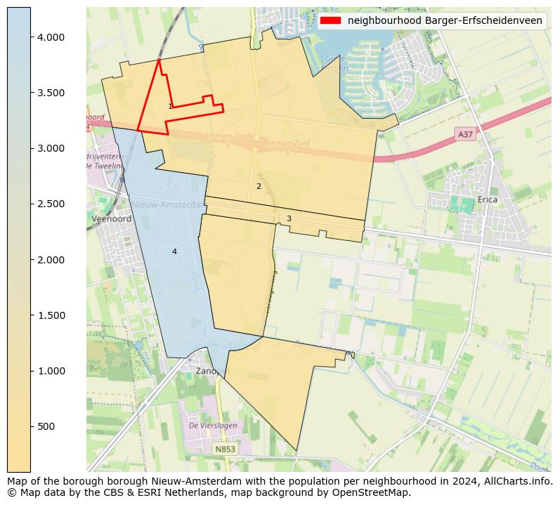 Image of the neighbourhood Barger-Erfscheidenveen at the map. This image is used as introduction to this page. This page shows a lot of information about the population in the neighbourhood Barger-Erfscheidenveen (such as the distribution by age groups of the residents, the composition of households, whether inhabitants are natives or Dutch with an immigration background, data about the houses (numbers, types, price development, use, type of property, ...) and more (car ownership, energy consumption, ...) based on open data from the Dutch Central Bureau of Statistics and various other sources!