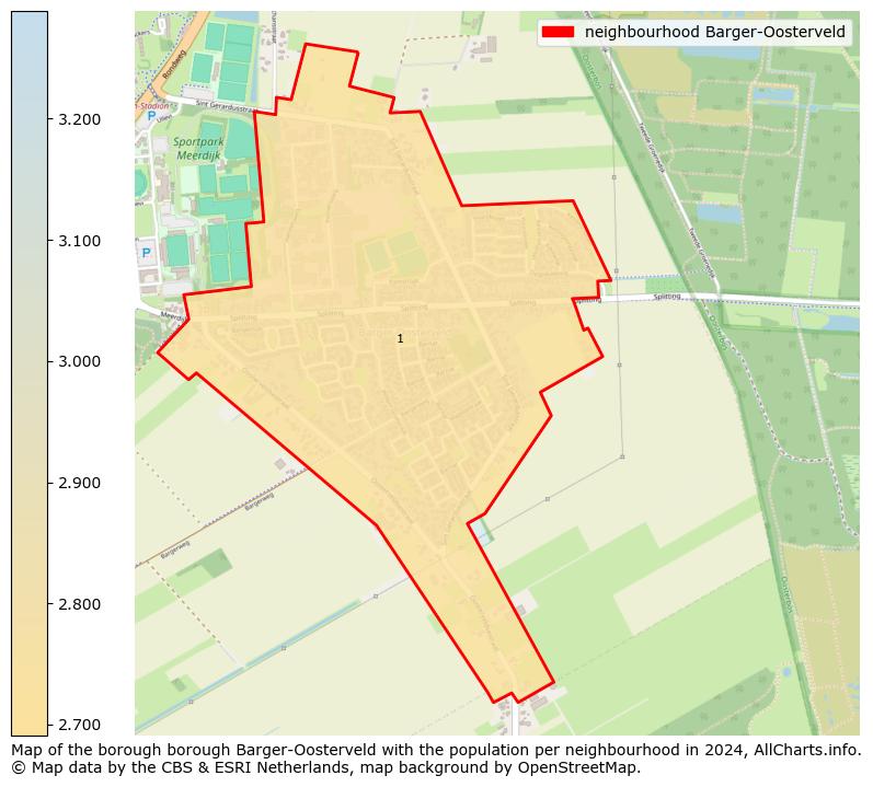 Image of the neighbourhood Barger-Oosterveld at the map. This image is used as introduction to this page. This page shows a lot of information about the population in the neighbourhood Barger-Oosterveld (such as the distribution by age groups of the residents, the composition of households, whether inhabitants are natives or Dutch with an immigration background, data about the houses (numbers, types, price development, use, type of property, ...) and more (car ownership, energy consumption, ...) based on open data from the Dutch Central Bureau of Statistics and various other sources!