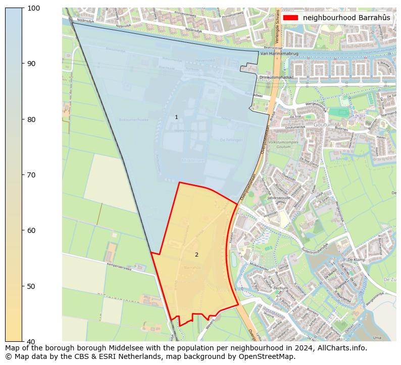 Image of the neighbourhood Barrahûs at the map. This image is used as introduction to this page. This page shows a lot of information about the population in the neighbourhood Barrahûs (such as the distribution by age groups of the residents, the composition of households, whether inhabitants are natives or Dutch with an immigration background, data about the houses (numbers, types, price development, use, type of property, ...) and more (car ownership, energy consumption, ...) based on open data from the Dutch Central Bureau of Statistics and various other sources!