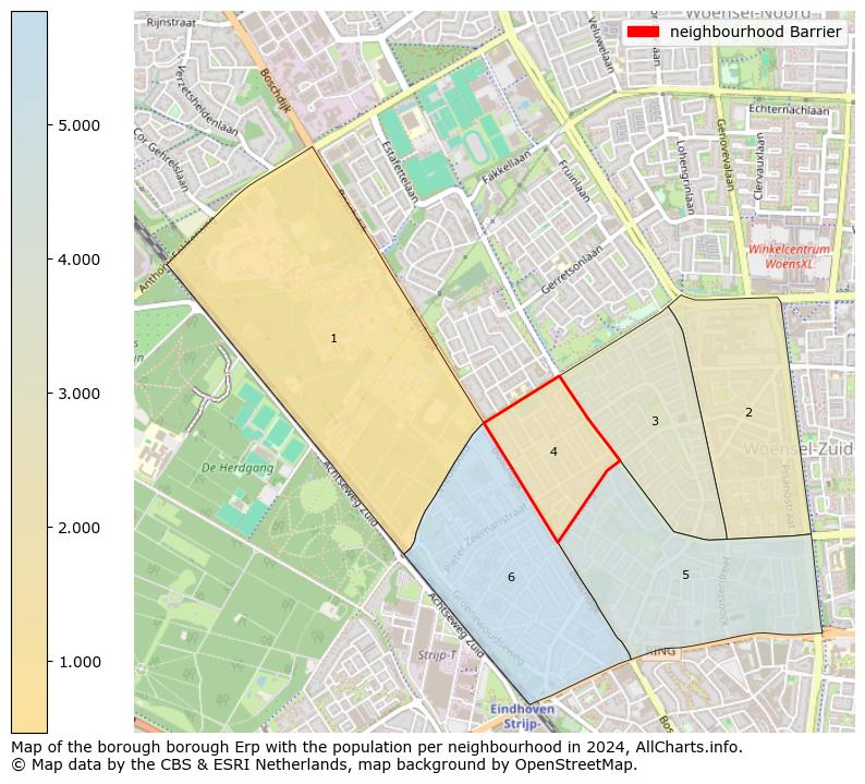 Image of the neighbourhood Barrier at the map. This image is used as introduction to this page. This page shows a lot of information about the population in the neighbourhood Barrier (such as the distribution by age groups of the residents, the composition of households, whether inhabitants are natives or Dutch with an immigration background, data about the houses (numbers, types, price development, use, type of property, ...) and more (car ownership, energy consumption, ...) based on open data from the Dutch Central Bureau of Statistics and various other sources!