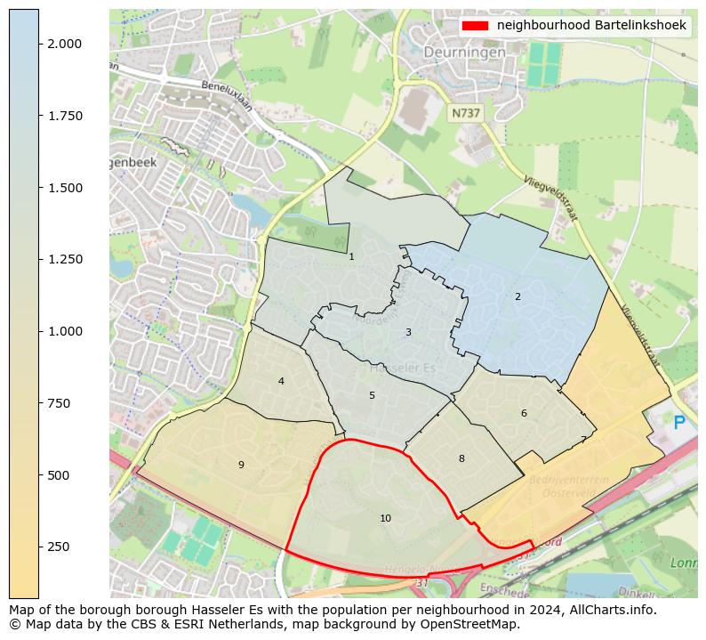 Image of the neighbourhood Bartelinkshoek at the map. This image is used as introduction to this page. This page shows a lot of information about the population in the neighbourhood Bartelinkshoek (such as the distribution by age groups of the residents, the composition of households, whether inhabitants are natives or Dutch with an immigration background, data about the houses (numbers, types, price development, use, type of property, ...) and more (car ownership, energy consumption, ...) based on open data from the Dutch Central Bureau of Statistics and various other sources!