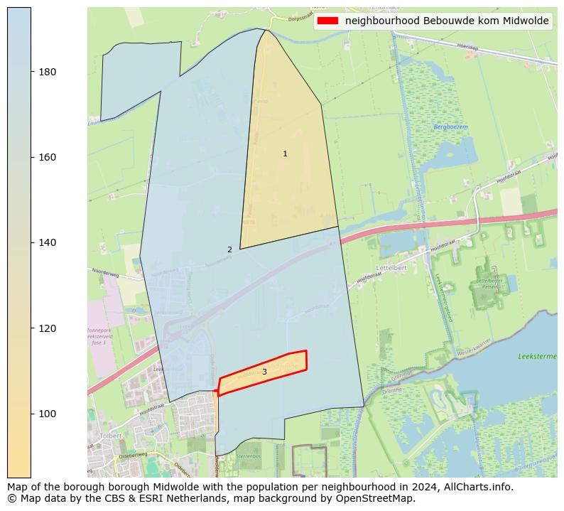 Image of the neighbourhood Bebouwde kom Midwolde at the map. This image is used as introduction to this page. This page shows a lot of information about the population in the neighbourhood Bebouwde kom Midwolde (such as the distribution by age groups of the residents, the composition of households, whether inhabitants are natives or Dutch with an immigration background, data about the houses (numbers, types, price development, use, type of property, ...) and more (car ownership, energy consumption, ...) based on open data from the Dutch Central Bureau of Statistics and various other sources!