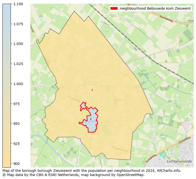 Image of the neighbourhood Bebouwde kom Zieuwent at the map. This image is used as introduction to this page. This page shows a lot of information about the population in the neighbourhood Bebouwde kom Zieuwent (such as the distribution by age groups of the residents, the composition of households, whether inhabitants are natives or Dutch with an immigration background, data about the houses (numbers, types, price development, use, type of property, ...) and more (car ownership, energy consumption, ...) based on open data from the Dutch Central Bureau of Statistics and various other sources!