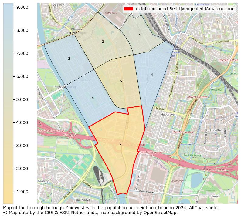 Image of the neighbourhood Bedrijvengebied Kanaleneiland at the map. This image is used as introduction to this page. This page shows a lot of information about the population in the neighbourhood Bedrijvengebied Kanaleneiland (such as the distribution by age groups of the residents, the composition of households, whether inhabitants are natives or Dutch with an immigration background, data about the houses (numbers, types, price development, use, type of property, ...) and more (car ownership, energy consumption, ...) based on open data from the Dutch Central Bureau of Statistics and various other sources!