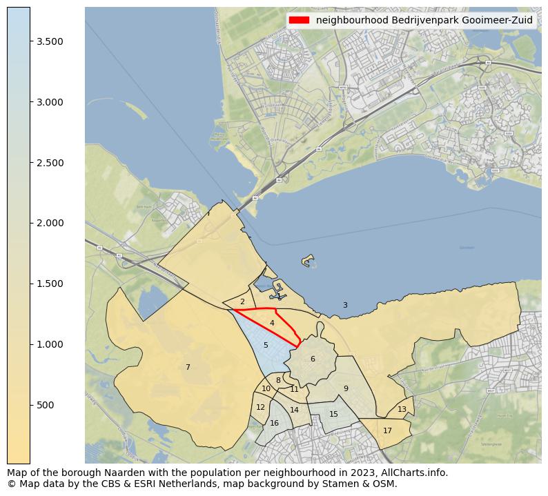 Map Neighbourhood Bedrijvenpark Gooimeer Zuid Gooise Meren 