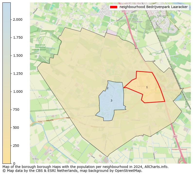 Image of the neighbourhood Bedrijvenpark Laaracker at the map. This image is used as introduction to this page. This page shows a lot of information about the population in the neighbourhood Bedrijvenpark Laaracker (such as the distribution by age groups of the residents, the composition of households, whether inhabitants are natives or Dutch with an immigration background, data about the houses (numbers, types, price development, use, type of property, ...) and more (car ownership, energy consumption, ...) based on open data from the Dutch Central Bureau of Statistics and various other sources!