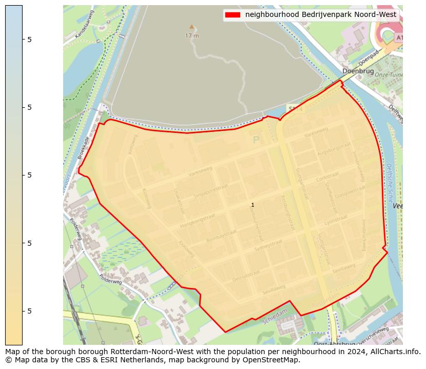 Image of the neighbourhood Bedrijvenpark Noord-West at the map. This image is used as introduction to this page. This page shows a lot of information about the population in the neighbourhood Bedrijvenpark Noord-West (such as the distribution by age groups of the residents, the composition of households, whether inhabitants are natives or Dutch with an immigration background, data about the houses (numbers, types, price development, use, type of property, ...) and more (car ownership, energy consumption, ...) based on open data from the Dutch Central Bureau of Statistics and various other sources!