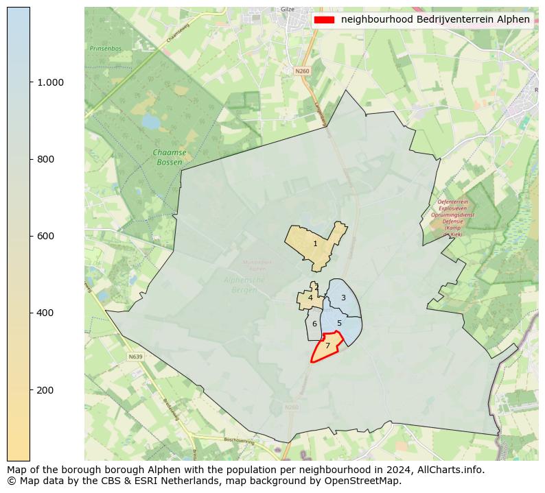 Image of the neighbourhood Bedrijventerrein Alphen at the map. This image is used as introduction to this page. This page shows a lot of information about the population in the neighbourhood Bedrijventerrein Alphen (such as the distribution by age groups of the residents, the composition of households, whether inhabitants are natives or Dutch with an immigration background, data about the houses (numbers, types, price development, use, type of property, ...) and more (car ownership, energy consumption, ...) based on open data from the Dutch Central Bureau of Statistics and various other sources!