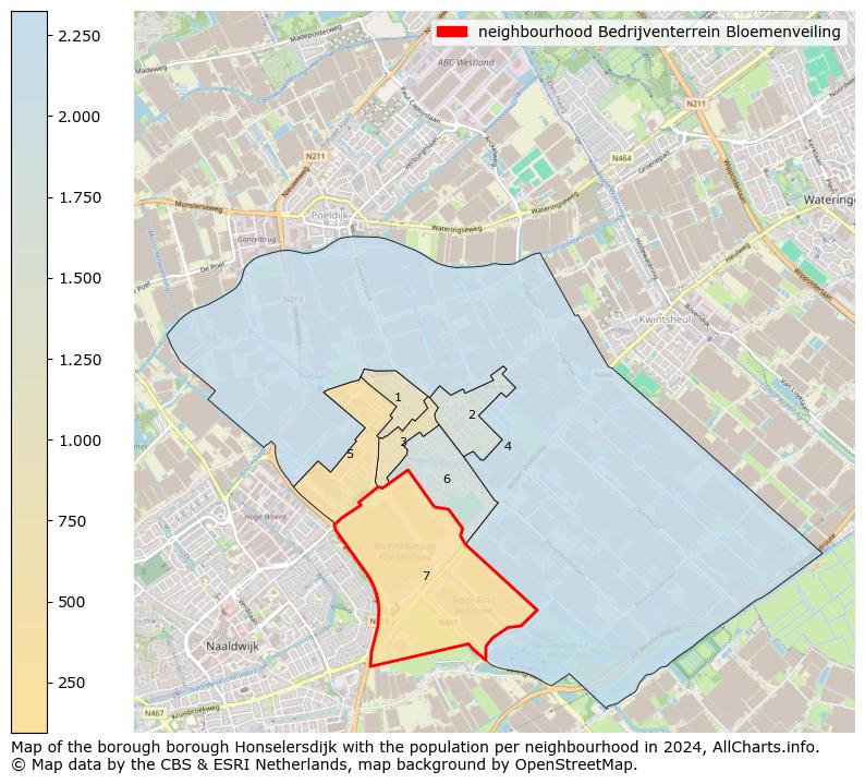 Image of the neighbourhood Bedrijventerrein Bloemenveiling at the map. This image is used as introduction to this page. This page shows a lot of information about the population in the neighbourhood Bedrijventerrein Bloemenveiling (such as the distribution by age groups of the residents, the composition of households, whether inhabitants are natives or Dutch with an immigration background, data about the houses (numbers, types, price development, use, type of property, ...) and more (car ownership, energy consumption, ...) based on open data from the Dutch Central Bureau of Statistics and various other sources!