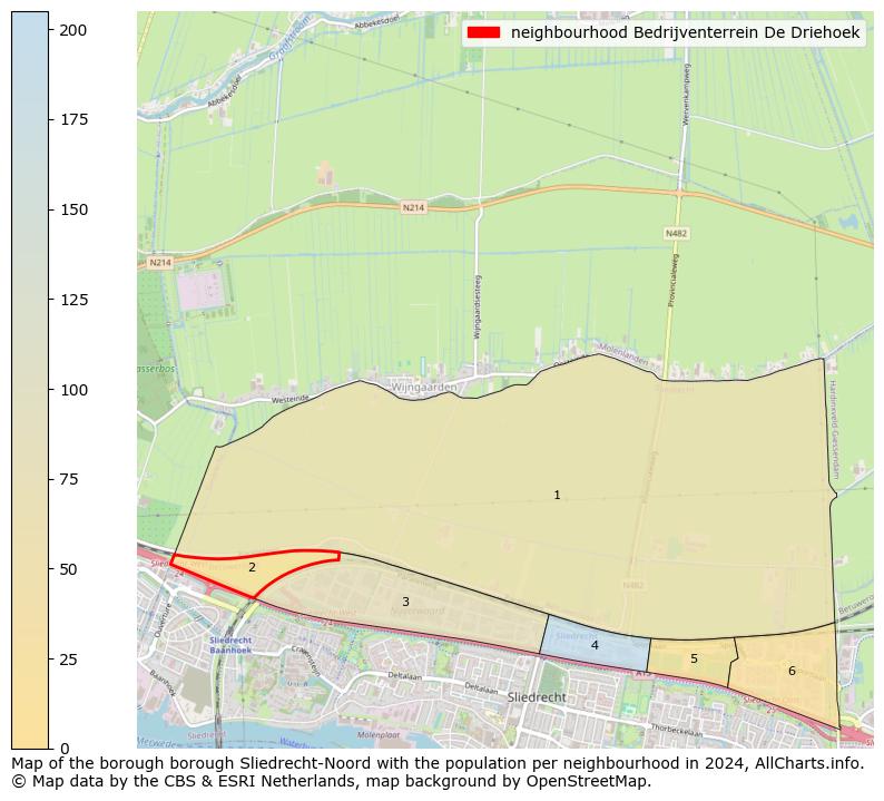 Image of the neighbourhood Bedrijventerrein De Driehoek at the map. This image is used as introduction to this page. This page shows a lot of information about the population in the neighbourhood Bedrijventerrein De Driehoek (such as the distribution by age groups of the residents, the composition of households, whether inhabitants are natives or Dutch with an immigration background, data about the houses (numbers, types, price development, use, type of property, ...) and more (car ownership, energy consumption, ...) based on open data from the Dutch Central Bureau of Statistics and various other sources!