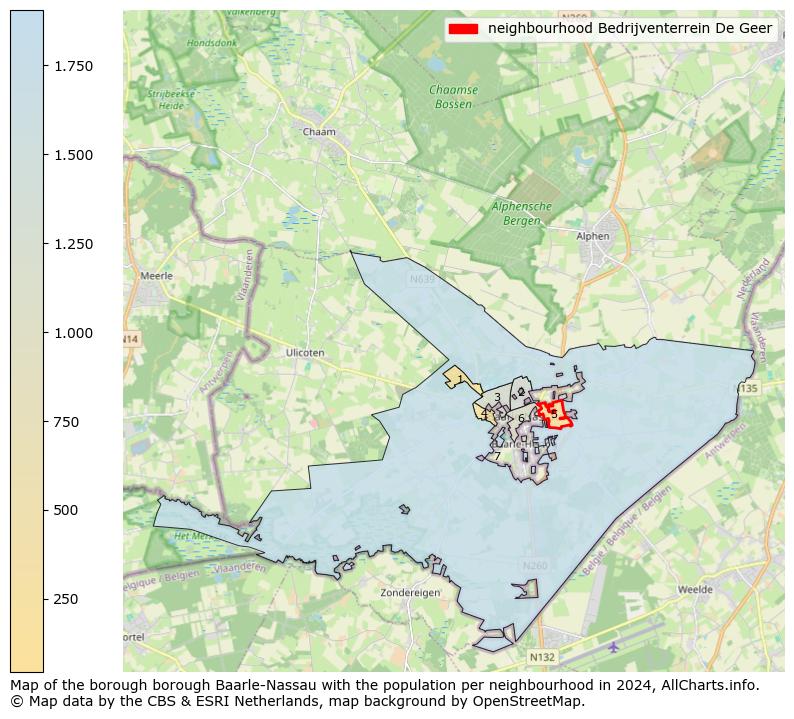 Image of the neighbourhood Bedrijventerrein De Geer at the map. This image is used as introduction to this page. This page shows a lot of information about the population in the neighbourhood Bedrijventerrein De Geer (such as the distribution by age groups of the residents, the composition of households, whether inhabitants are natives or Dutch with an immigration background, data about the houses (numbers, types, price development, use, type of property, ...) and more (car ownership, energy consumption, ...) based on open data from the Dutch Central Bureau of Statistics and various other sources!