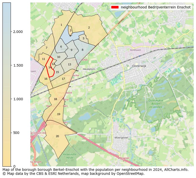 Image of the neighbourhood Bedrijventerrein Enschot at the map. This image is used as introduction to this page. This page shows a lot of information about the population in the neighbourhood Bedrijventerrein Enschot (such as the distribution by age groups of the residents, the composition of households, whether inhabitants are natives or Dutch with an immigration background, data about the houses (numbers, types, price development, use, type of property, ...) and more (car ownership, energy consumption, ...) based on open data from the Dutch Central Bureau of Statistics and various other sources!