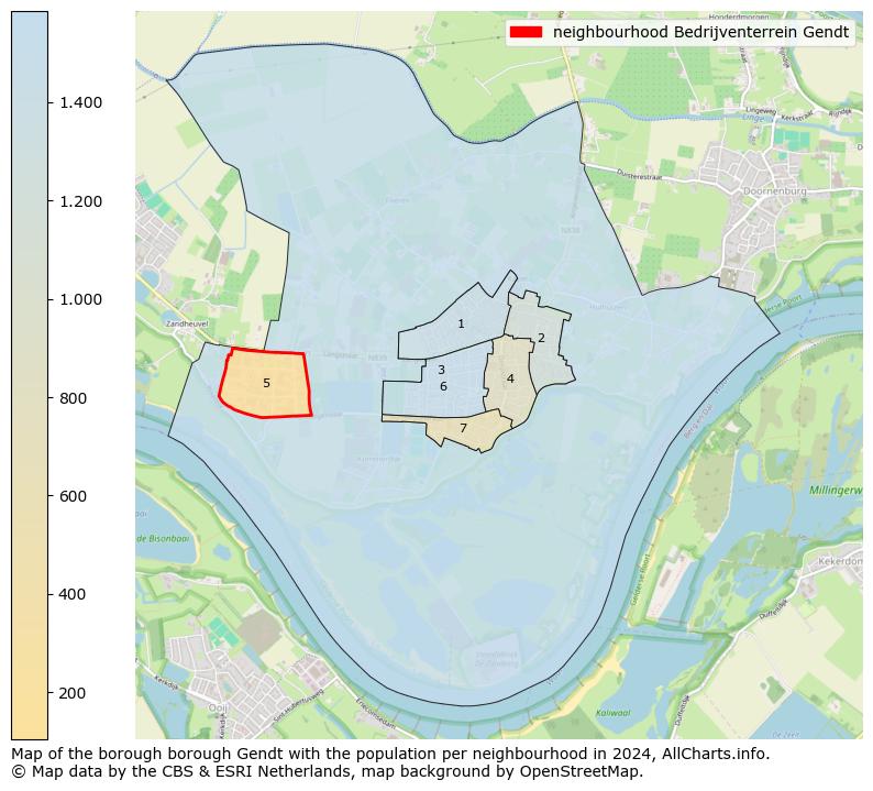 Image of the neighbourhood Bedrijventerrein Gendt at the map. This image is used as introduction to this page. This page shows a lot of information about the population in the neighbourhood Bedrijventerrein Gendt (such as the distribution by age groups of the residents, the composition of households, whether inhabitants are natives or Dutch with an immigration background, data about the houses (numbers, types, price development, use, type of property, ...) and more (car ownership, energy consumption, ...) based on open data from the Dutch Central Bureau of Statistics and various other sources!