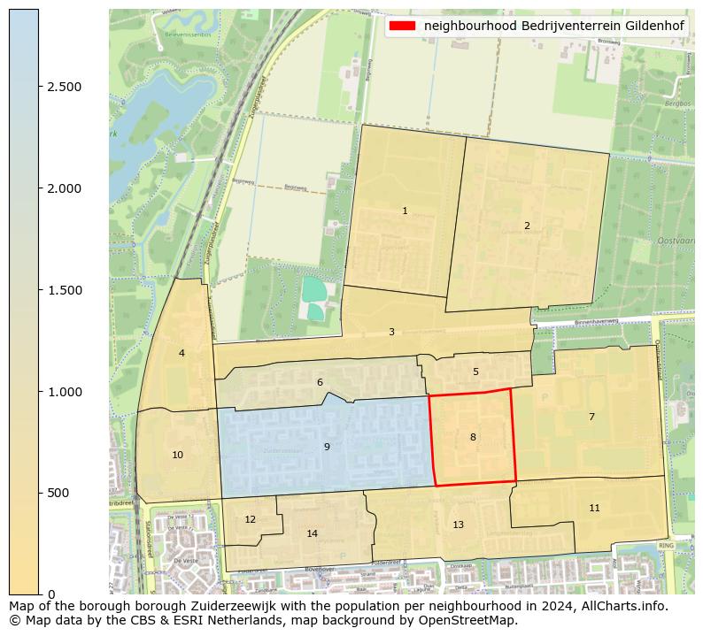 Image of the neighbourhood Bedrijventerrein Gildenhof at the map. This image is used as introduction to this page. This page shows a lot of information about the population in the neighbourhood Bedrijventerrein Gildenhof (such as the distribution by age groups of the residents, the composition of households, whether inhabitants are natives or Dutch with an immigration background, data about the houses (numbers, types, price development, use, type of property, ...) and more (car ownership, energy consumption, ...) based on open data from the Dutch Central Bureau of Statistics and various other sources!