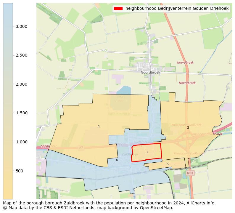 Image of the neighbourhood Bedrijventerrein Gouden Driehoek at the map. This image is used as introduction to this page. This page shows a lot of information about the population in the neighbourhood Bedrijventerrein Gouden Driehoek (such as the distribution by age groups of the residents, the composition of households, whether inhabitants are natives or Dutch with an immigration background, data about the houses (numbers, types, price development, use, type of property, ...) and more (car ownership, energy consumption, ...) based on open data from the Dutch Central Bureau of Statistics and various other sources!