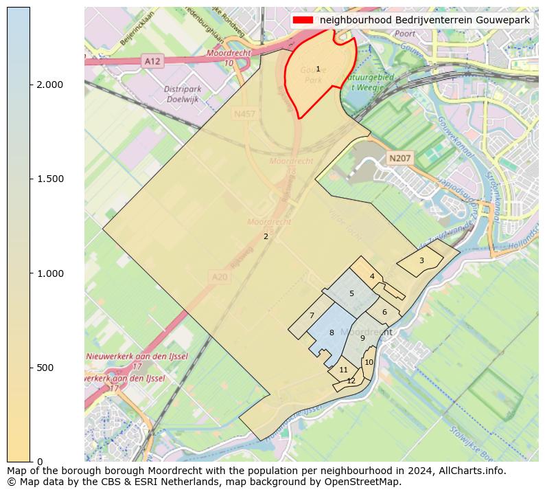 Image of the neighbourhood Bedrijventerrein Gouwepark at the map. This image is used as introduction to this page. This page shows a lot of information about the population in the neighbourhood Bedrijventerrein Gouwepark (such as the distribution by age groups of the residents, the composition of households, whether inhabitants are natives or Dutch with an immigration background, data about the houses (numbers, types, price development, use, type of property, ...) and more (car ownership, energy consumption, ...) based on open data from the Dutch Central Bureau of Statistics and various other sources!