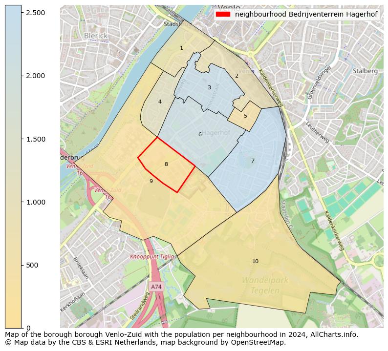 Image of the neighbourhood Bedrijventerrein Hagerhof at the map. This image is used as introduction to this page. This page shows a lot of information about the population in the neighbourhood Bedrijventerrein Hagerhof (such as the distribution by age groups of the residents, the composition of households, whether inhabitants are natives or Dutch with an immigration background, data about the houses (numbers, types, price development, use, type of property, ...) and more (car ownership, energy consumption, ...) based on open data from the Dutch Central Bureau of Statistics and various other sources!