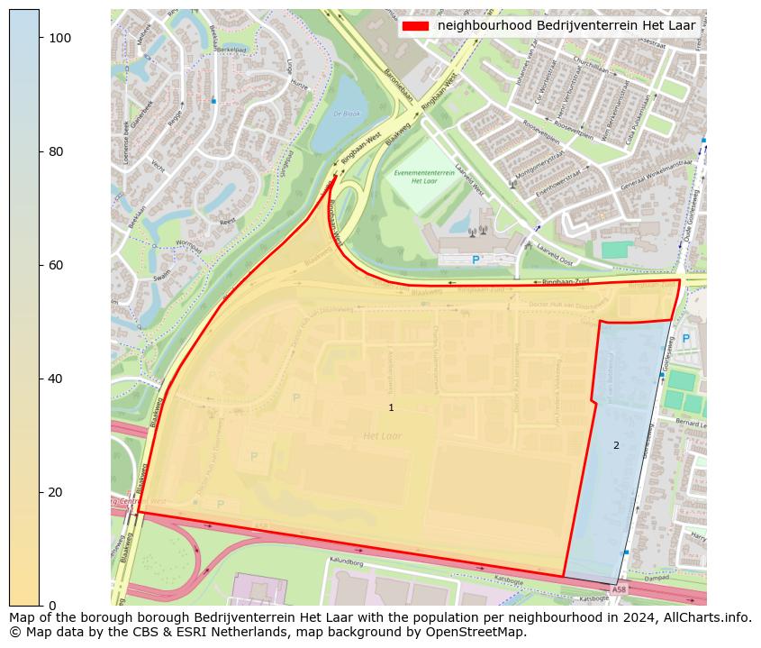 Image of the neighbourhood Bedrijventerrein Het Laar at the map. This image is used as introduction to this page. This page shows a lot of information about the population in the neighbourhood Bedrijventerrein Het Laar (such as the distribution by age groups of the residents, the composition of households, whether inhabitants are natives or Dutch with an immigration background, data about the houses (numbers, types, price development, use, type of property, ...) and more (car ownership, energy consumption, ...) based on open data from the Dutch Central Bureau of Statistics and various other sources!