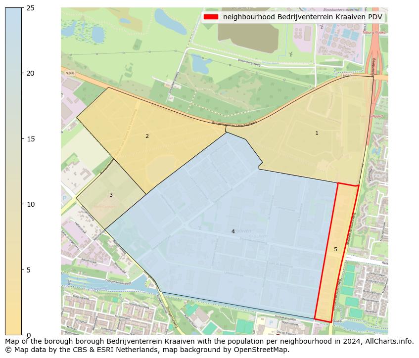 Image of the neighbourhood Bedrijventerrein Kraaiven PDV at the map. This image is used as introduction to this page. This page shows a lot of information about the population in the neighbourhood Bedrijventerrein Kraaiven PDV (such as the distribution by age groups of the residents, the composition of households, whether inhabitants are natives or Dutch with an immigration background, data about the houses (numbers, types, price development, use, type of property, ...) and more (car ownership, energy consumption, ...) based on open data from the Dutch Central Bureau of Statistics and various other sources!