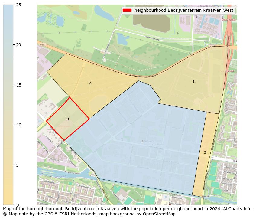 Image of the neighbourhood Bedrijventerrein Kraaiven West at the map. This image is used as introduction to this page. This page shows a lot of information about the population in the neighbourhood Bedrijventerrein Kraaiven West (such as the distribution by age groups of the residents, the composition of households, whether inhabitants are natives or Dutch with an immigration background, data about the houses (numbers, types, price development, use, type of property, ...) and more (car ownership, energy consumption, ...) based on open data from the Dutch Central Bureau of Statistics and various other sources!