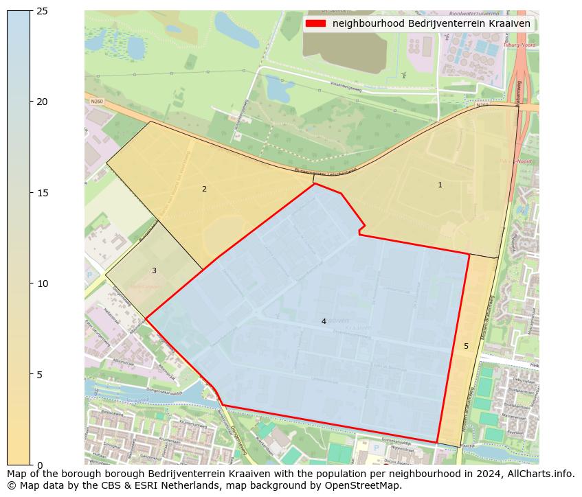 Image of the neighbourhood Bedrijventerrein Kraaiven at the map. This image is used as introduction to this page. This page shows a lot of information about the population in the neighbourhood Bedrijventerrein Kraaiven (such as the distribution by age groups of the residents, the composition of households, whether inhabitants are natives or Dutch with an immigration background, data about the houses (numbers, types, price development, use, type of property, ...) and more (car ownership, energy consumption, ...) based on open data from the Dutch Central Bureau of Statistics and various other sources!