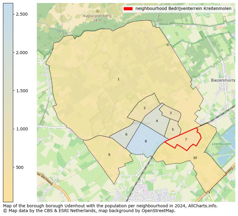 Image of the neighbourhood Bedrijventerrein Kreitenmolen at the map. This image is used as introduction to this page. This page shows a lot of information about the population in the neighbourhood Bedrijventerrein Kreitenmolen (such as the distribution by age groups of the residents, the composition of households, whether inhabitants are natives or Dutch with an immigration background, data about the houses (numbers, types, price development, use, type of property, ...) and more (car ownership, energy consumption, ...) based on open data from the Dutch Central Bureau of Statistics and various other sources!